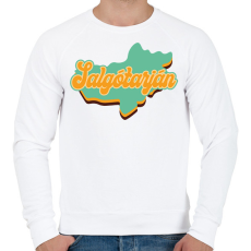 PRINTFASHION Salgótarján - Férfi pulóver - Fehér