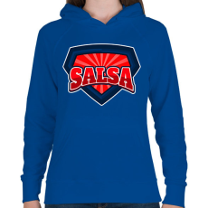 PRINTFASHION SALSA 2 - Női kapucnis pulóver - Királykék