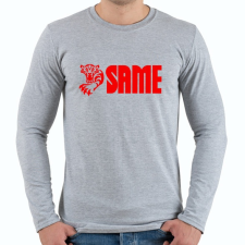 PRINTFASHION SAME - Férfi hosszú ujjú póló - Sport szürke férfi póló