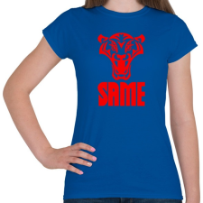 PRINTFASHION SAME tigris - Női póló - Királykék női póló