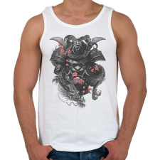 PRINTFASHION Samurai - dragon fantasy - Férfi atléta - Fehér atléta, trikó