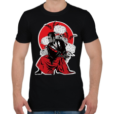PRINTFASHION samurai - Férfi póló - Fekete férfi póló