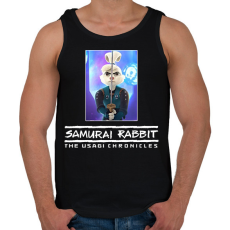 PRINTFASHION Samurai Rabbit: The Usagi Chronicles - Férfi atléta - Fekete
