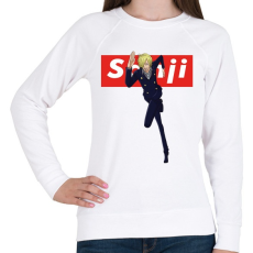 PRINTFASHION Sanji - Női pulóver - Fehér