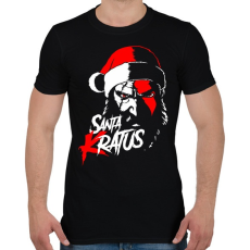 PRINTFASHION Santa Kratos - Férfi póló - Fekete