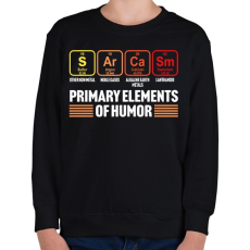 PRINTFASHION Sarcasm - Gyerek pulóver - Fekete