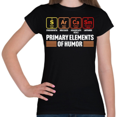 PRINTFASHION Sarcasm - Női póló - Fekete
