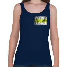 PRINTFASHION Sárgasáv minimál - Női atléta - Sötétkék