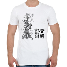 PRINTFASHION sárkány2 - Férfi póló - Fehér férfi póló