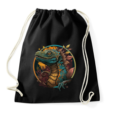 PRINTFASHION Sárkány design - Sportzsák, Tornazsák - Fekete tornazsák