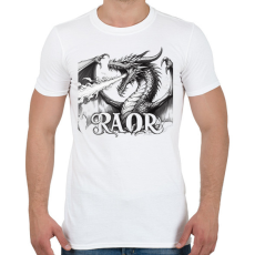 PRINTFASHION Sárkány - Férfi póló - Fehér