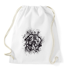 PRINTFASHION sárkány pecsét - Sportzsák, Tornazsák - Fehér tornazsák