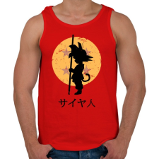 PRINTFASHION Sárkánygömb keresés - Férfi atléta - Piros atléta, trikó