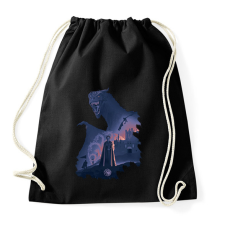 PRINTFASHION Sárkányok háza - Sportzsák, Tornazsák - Fekete tornazsák