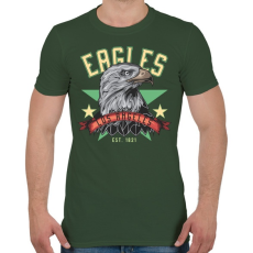 PRINTFASHION Sas 03 - Los Angeles Eagles - Férfi póló - Katonazöld