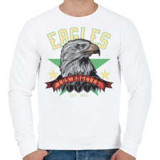 PRINTFASHION Sas 03 - Los Angeles Eagles - Férfi pulóver - Fehér férfi pulóver, kardigán