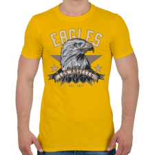 PRINTFASHION Sas 04 - Los Angeles Eagles - Férfi póló - Sárga férfi póló