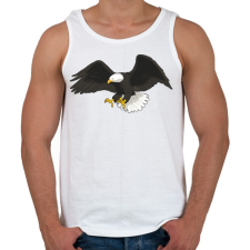 PRINTFASHION Sas - Férfi atléta - Fehér atléta, trikó