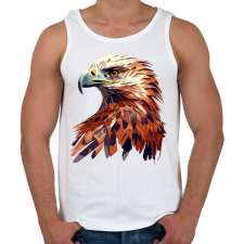 PRINTFASHION Sas - Férfi atléta - Fehér atléta, trikó