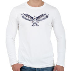 PRINTFASHION Sas - Férfi hosszú ujjú póló - Fehér