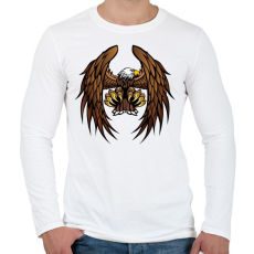 PRINTFASHION Sas - Férfi hosszú ujjú póló - Fehér