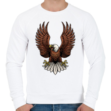 PRINTFASHION Sas - Férfi pulóver - Fehér férfi pulóver, kardigán