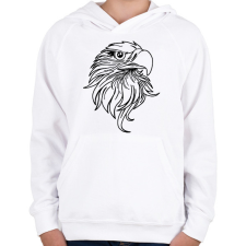 PRINTFASHION sas - Gyerek kapucnis pulóver - Fehér gyerek pulóver, kardigán