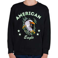 PRINTFASHION Sas - Gyerek pulóver - Fekete gyerek pulóver, kardigán