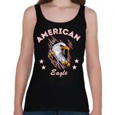 PRINTFASHION Sas - Női atléta - Fekete női trikó