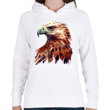 PRINTFASHION Sas - Női kapucnis pulóver - Fehér női pulóver, kardigán