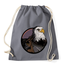 PRINTFASHION Sasmadár - Sportzsák, Tornazsák - Grafitszürke tornazsák