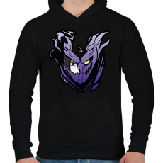 PRINTFASHION Sasuke Susano mode fekete - Férfi kapucnis pulóver - Fekete