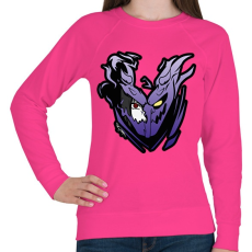 PRINTFASHION Sasuke Susano mode fekete - Női pulóver - Fukszia