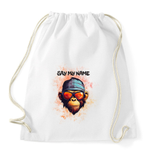 PRINTFASHION say my name - Sportzsák, Tornazsák - Fehér tornazsák