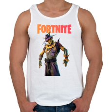 PRINTFASHION Scarecrow Fortnite - Férfi atléta - Fehér