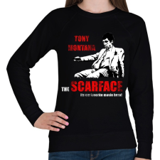 PRINTFASHION scarface - Női pulóver - Fekete női pulóver, kardigán