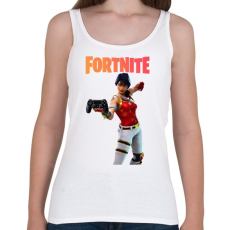 PRINTFASHION Scarlet Defender Fortnite - Női atléta - Fehér