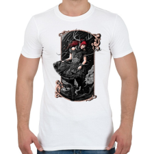 PRINTFASHION Scarlet - Férfi póló - Fehér férfi póló