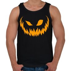 PRINTFASHION Scary face - Férfi atléta - Fekete