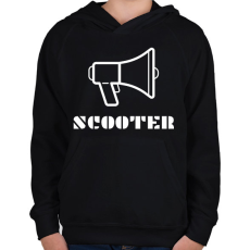 PRINTFASHION SCOOTER - Gyerek kapucnis pulóver - Fekete
