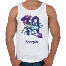 PRINTFASHION Scorpio színes - Férfi atléta - Fehér