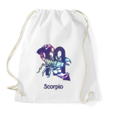 PRINTFASHION Scorpio színes - Sportzsák, Tornazsák - Fehér tornazsák