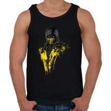 PRINTFASHION Scorpion - Férfi atléta - Fekete atléta, trikó