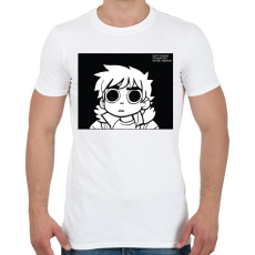 PRINTFASHION Scott Pilgrim - Férfi póló - Fehér