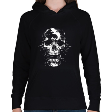 PRINTFASHION Scream - Női kapucnis pulóver - Fekete női pulóver, kardigán