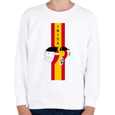 PRINTFASHION Seat Ibiza - Gyerek pulóver - Fehér gyerek pulóver, kardigán