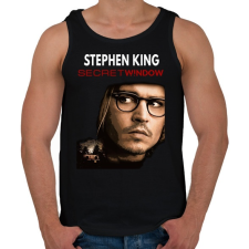 PRINTFASHION secret window - Férfi atléta - Fekete atléta, trikó