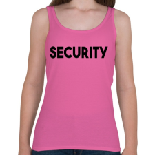 PRINTFASHION SECURITY - Női atléta - Rózsaszín női trikó