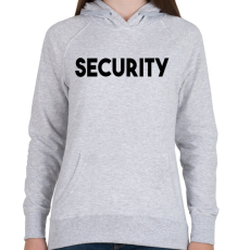 PRINTFASHION SECURITY - Női kapucnis pulóver - Sport szürke