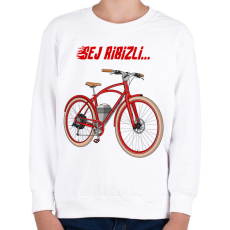 PRINTFASHION Sej ribizli - Gyerek pulóver - Fehér